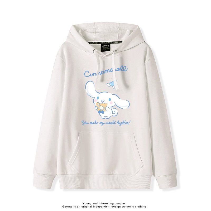大耳朵狗新款 親子情侶男女連帽衛衣