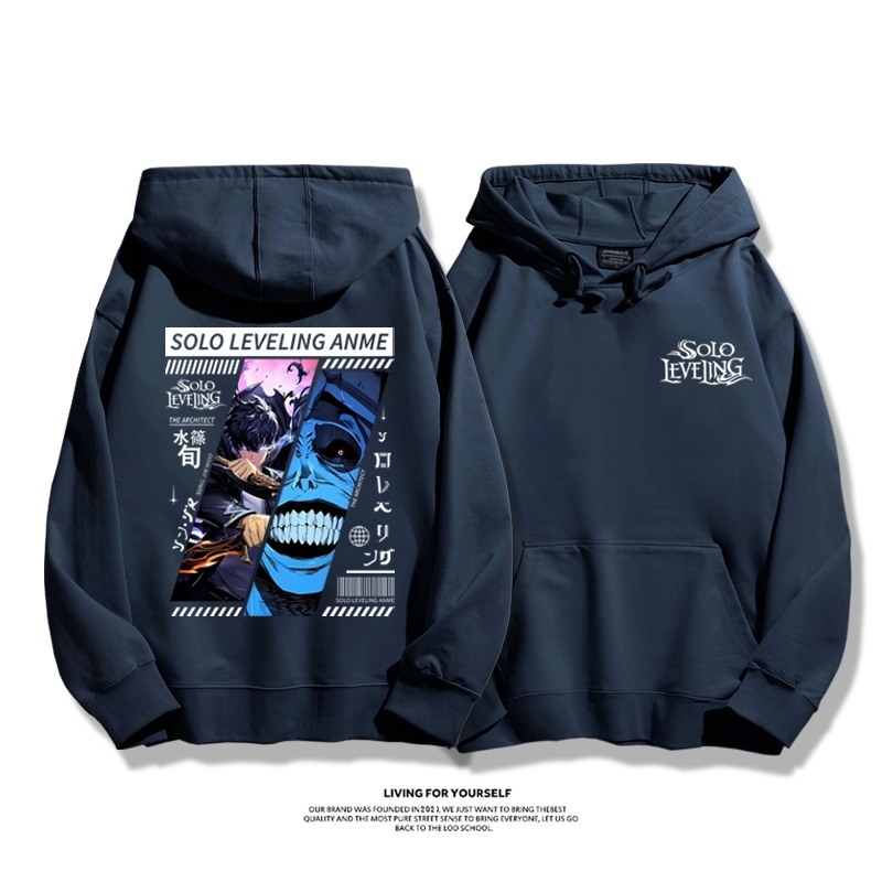 我獨自升級新款 親子情侶男女連帽衛衣