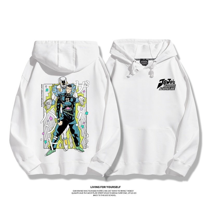 jojo的奇妙冒險 親子情侶男女連帽衛衣