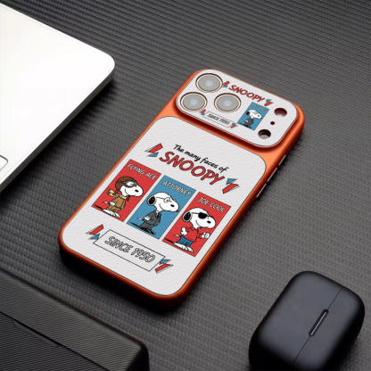 史努比 Snoopy 高端皮紋手機殼｜MagSafe磁吸防摔保護套
