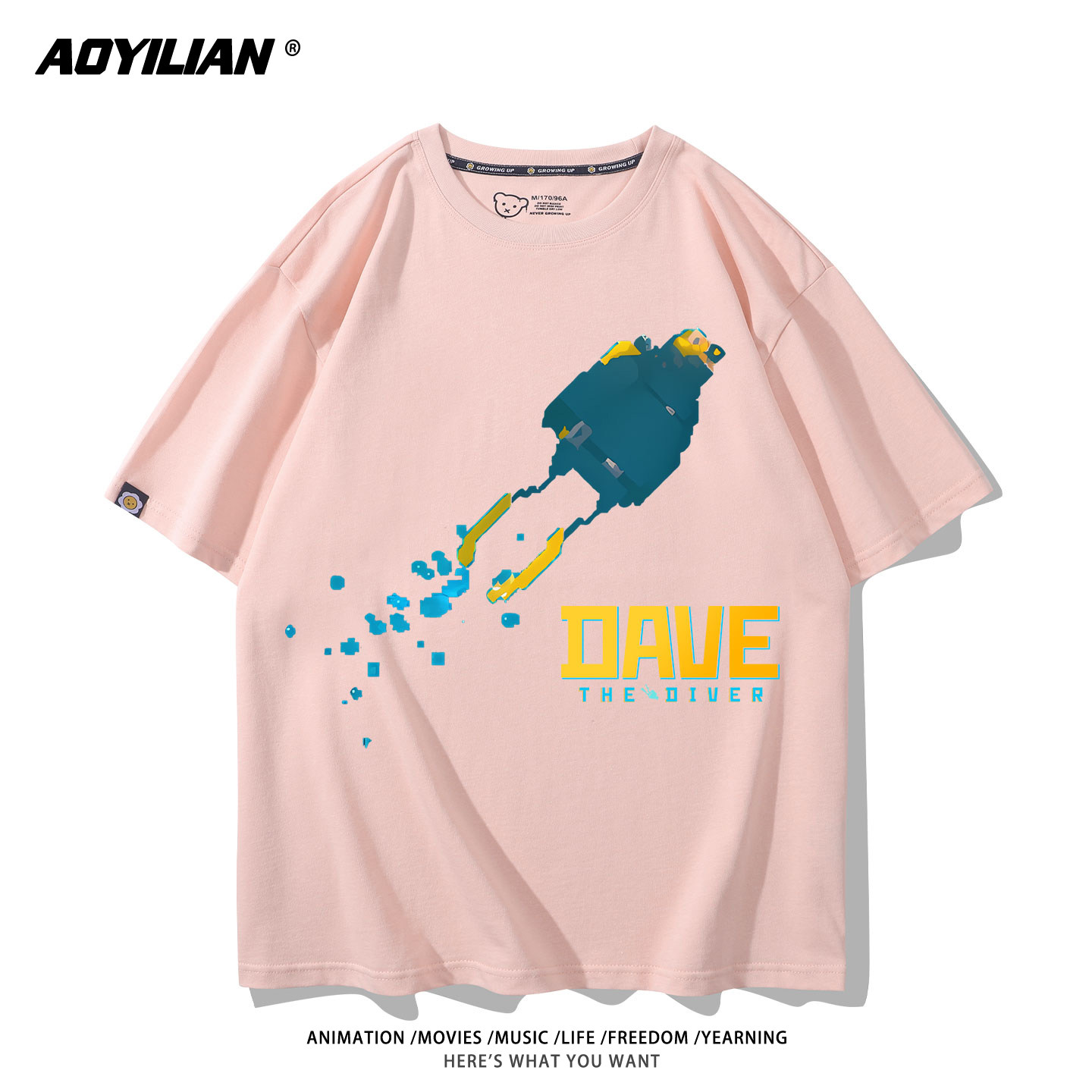 潛水員戴夫周邊 印花短袖T恤