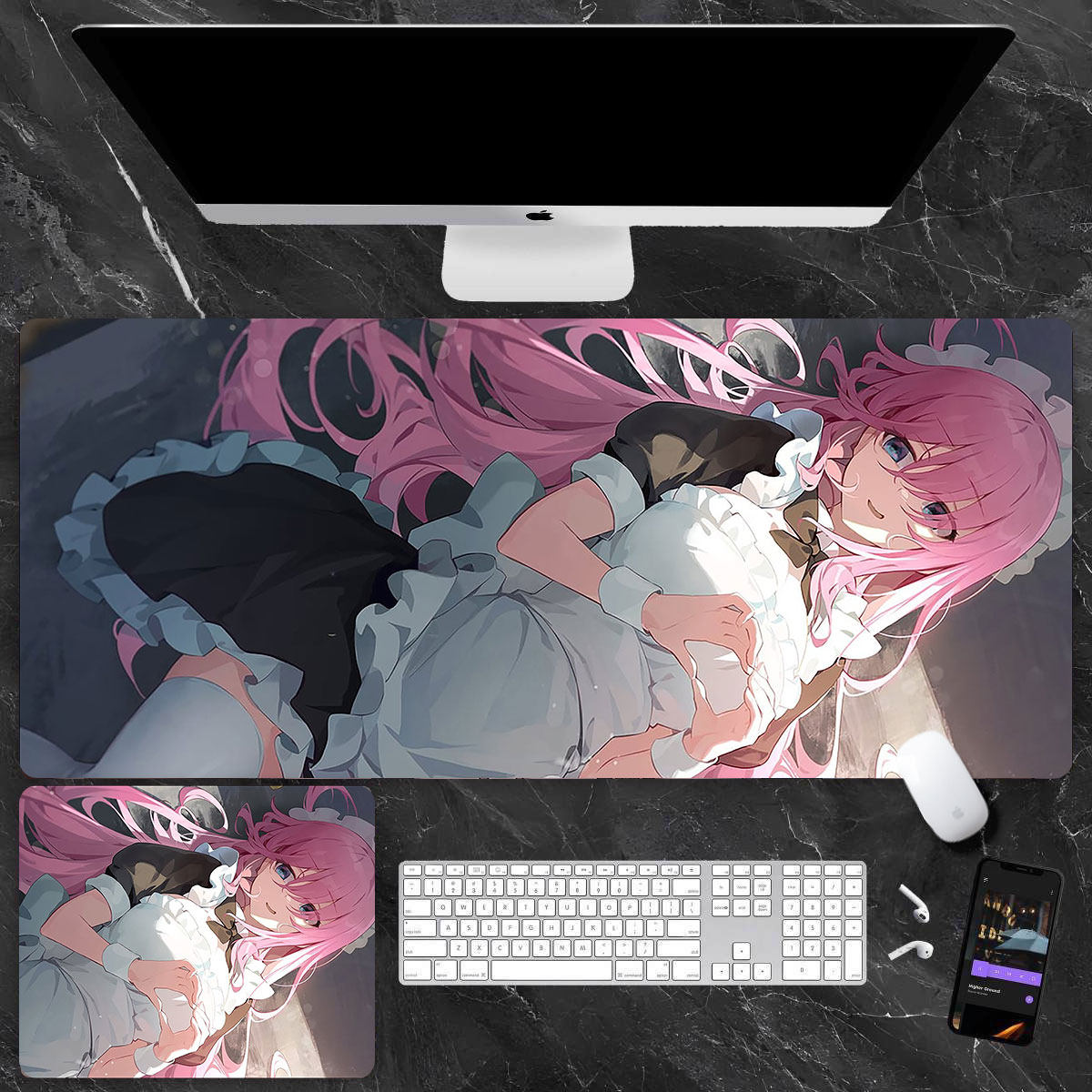 孤獨搖滾 主題桌墊 布質滑鼠墊