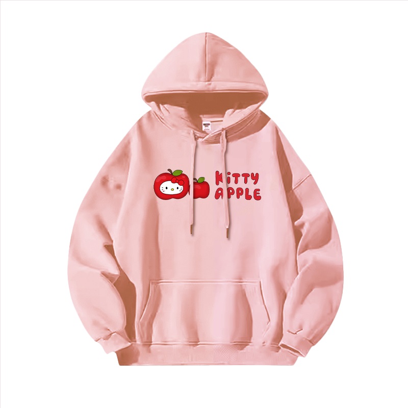 Hello Kitty凱蒂貓新款 親子情侶男女連帽衛衣