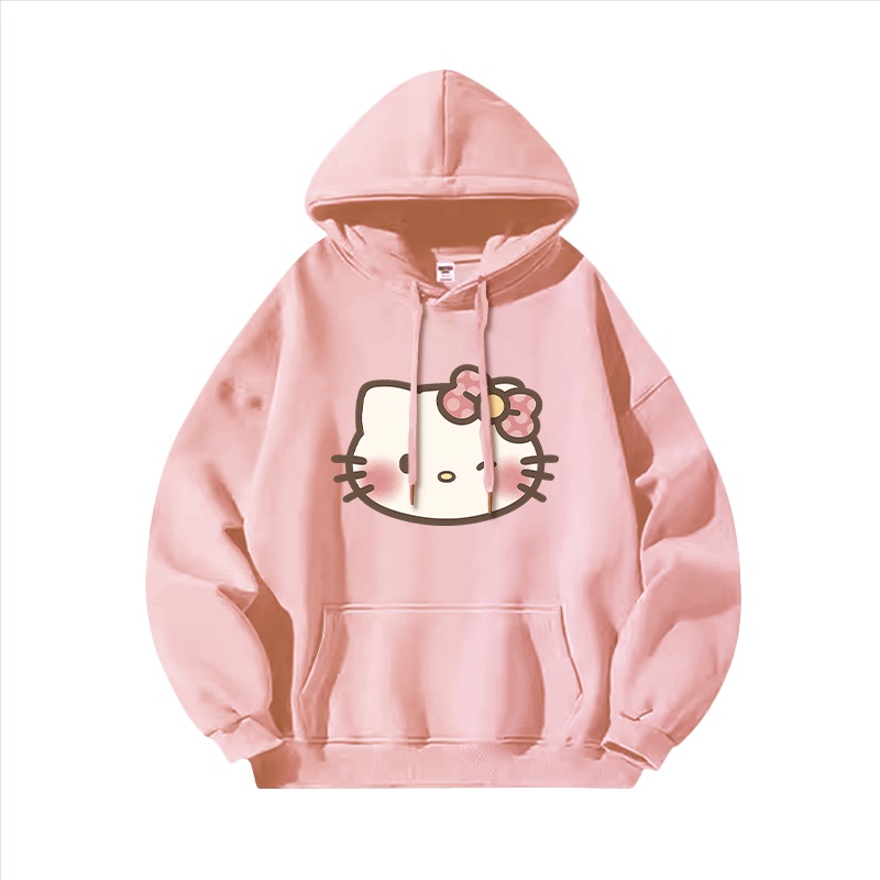 Hello Kitty凱蒂貓新款 親子情侶男女連帽衛衣