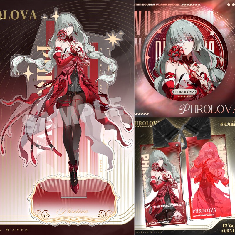 鳴潮塔羅系列大立牌亞克力擺件吧唧通行證掛件