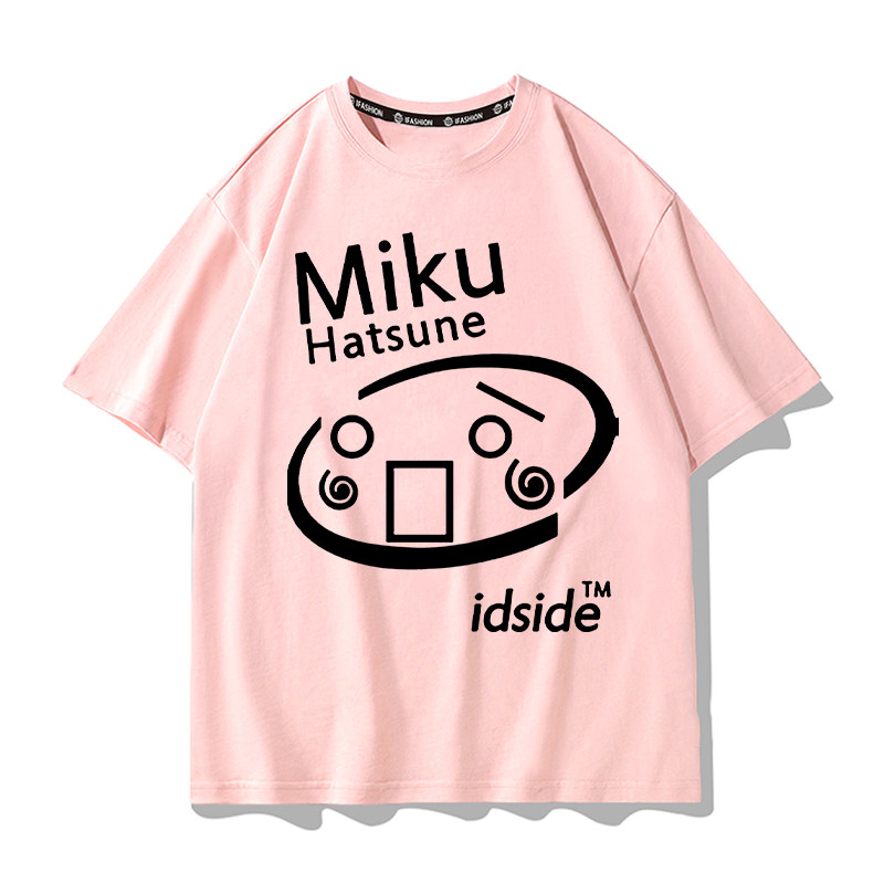 初音未來 2026親子情侶男女同款 印花短袖T恤