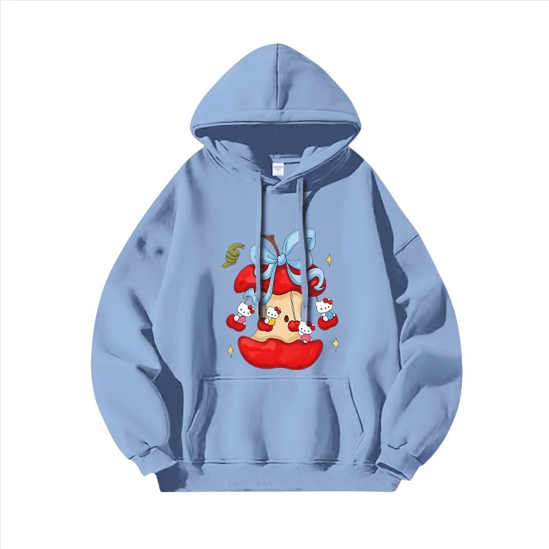 Hello Kitty凱蒂貓新款 親子情侶男女連帽衛衣