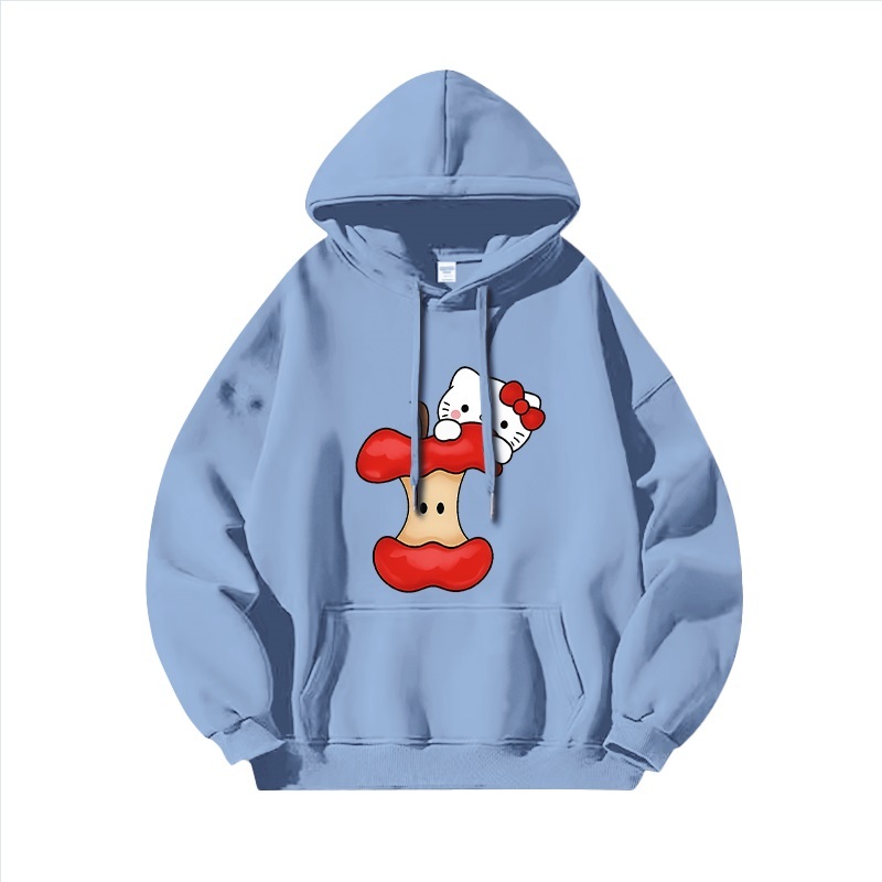 Hello Kitty凱蒂貓新款 親子情侶男女連帽衛衣