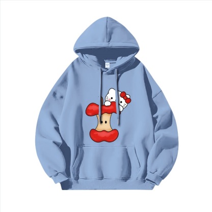 Hello Kitty凱蒂貓新款 親子情侶男女連帽衛衣