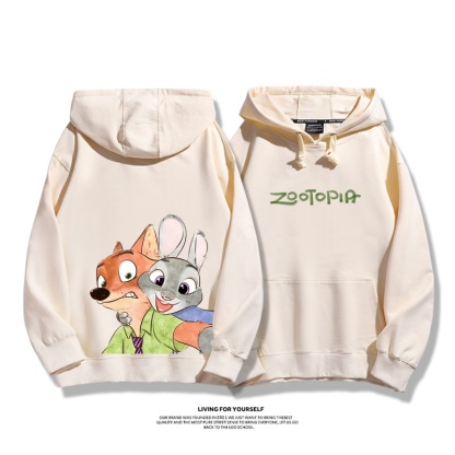 動物方城市新款 親子情侶男女連帽衛衣