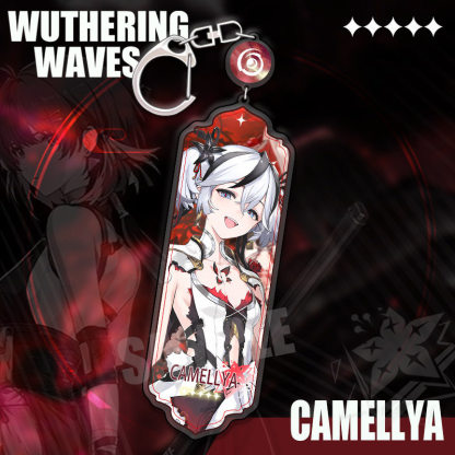 鳴潮 角色精選長條壓克力鑰匙扣 贊妮 / 坎特雷拉 / 卡提希婭等挂件