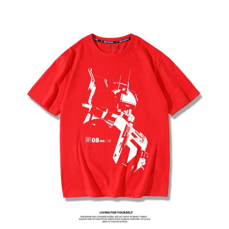 機動戰士高達 2026親子情侶男女同款 印花短袖T恤