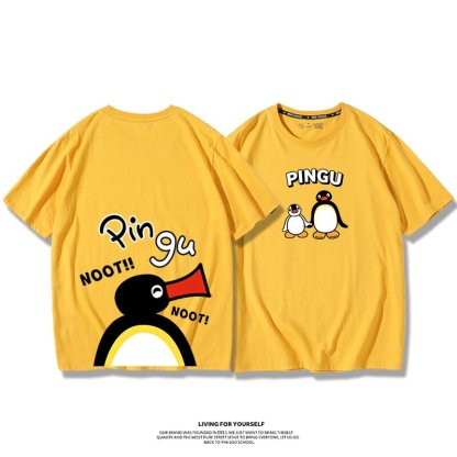 Pingu小企鵝嘟嘟嘴周邊 印花短袖T恤