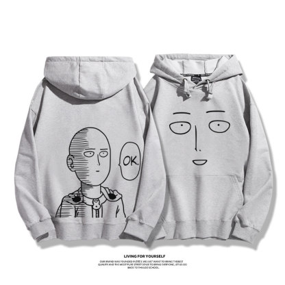 一拳超人 親子情侶男女連帽衛衣