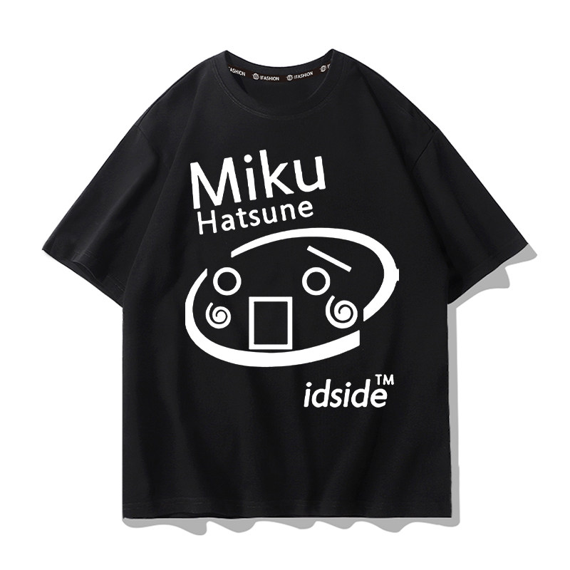初音未來 2026親子情侶男女同款 印花短袖T恤