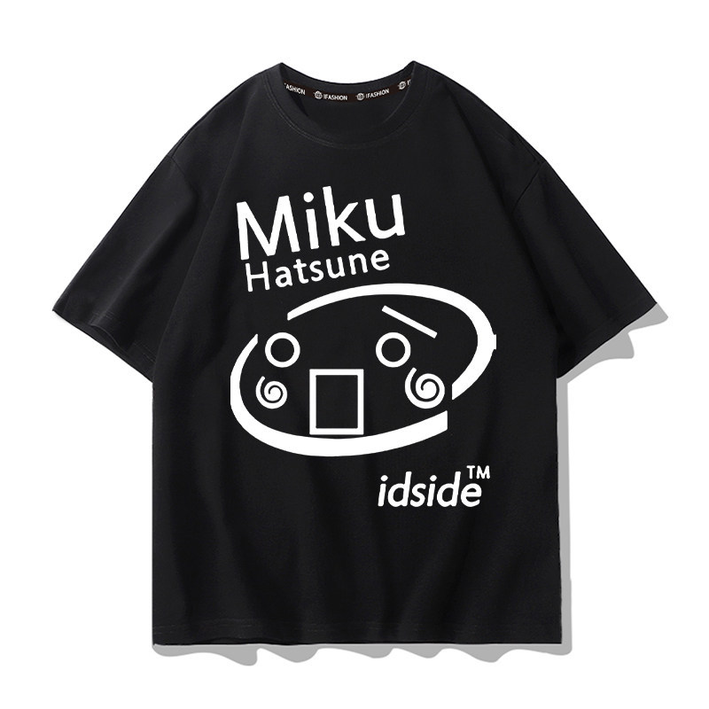 初音未來 2026親子情侶男女同款 印花短袖T恤