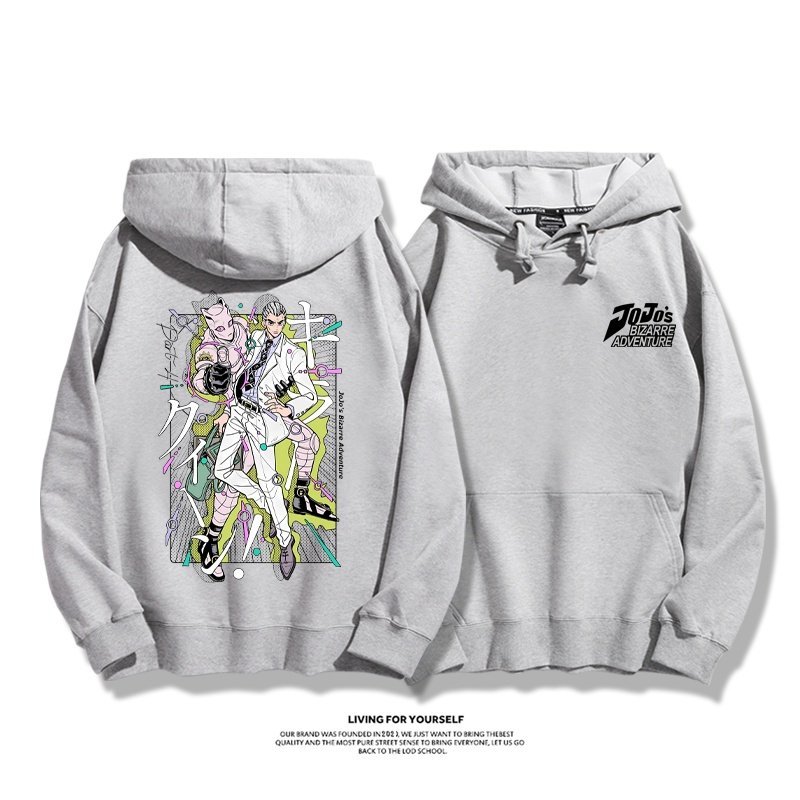 jojo的奇妙冒險 親子情侶男女連帽衛衣