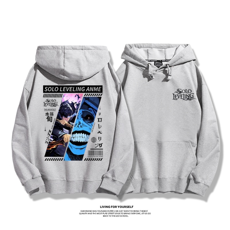 我獨自升級新款 親子情侶男女連帽衛衣