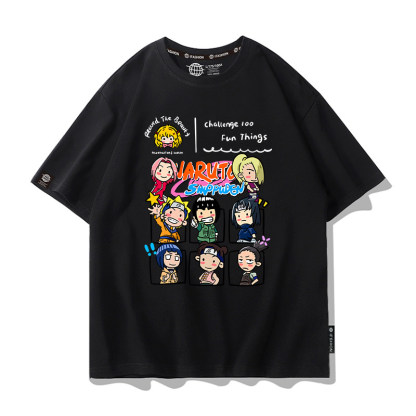 火影忍者 2026親子情侶男女同款 印花短袖T恤