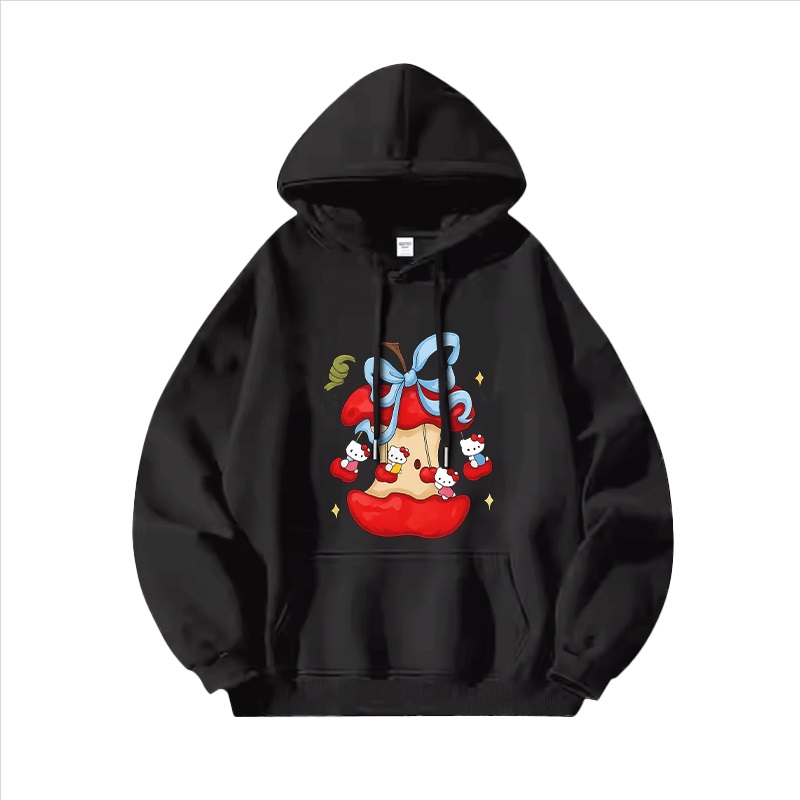 Hello Kitty凱蒂貓新款 親子情侶男女連帽衛衣