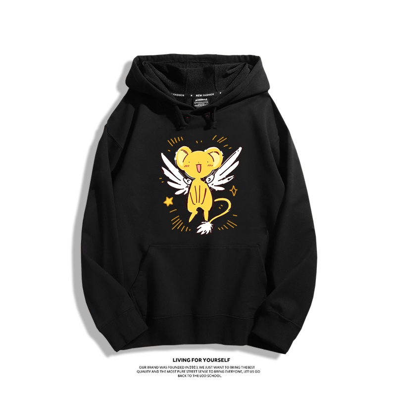 魔卡小櫻新款 親子情侶男女連帽衛衣