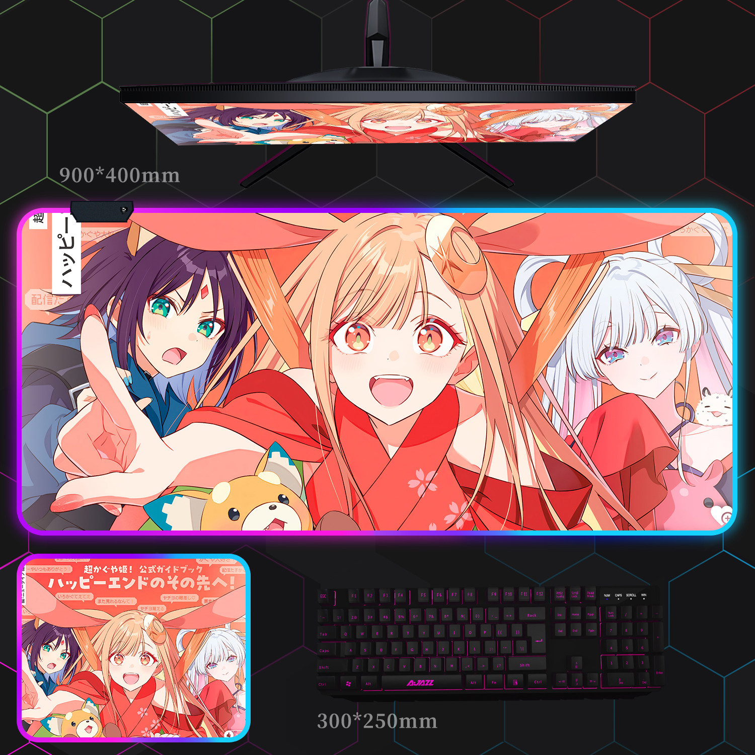 超時空輝耀姬 主題桌墊 布質滑鼠墊