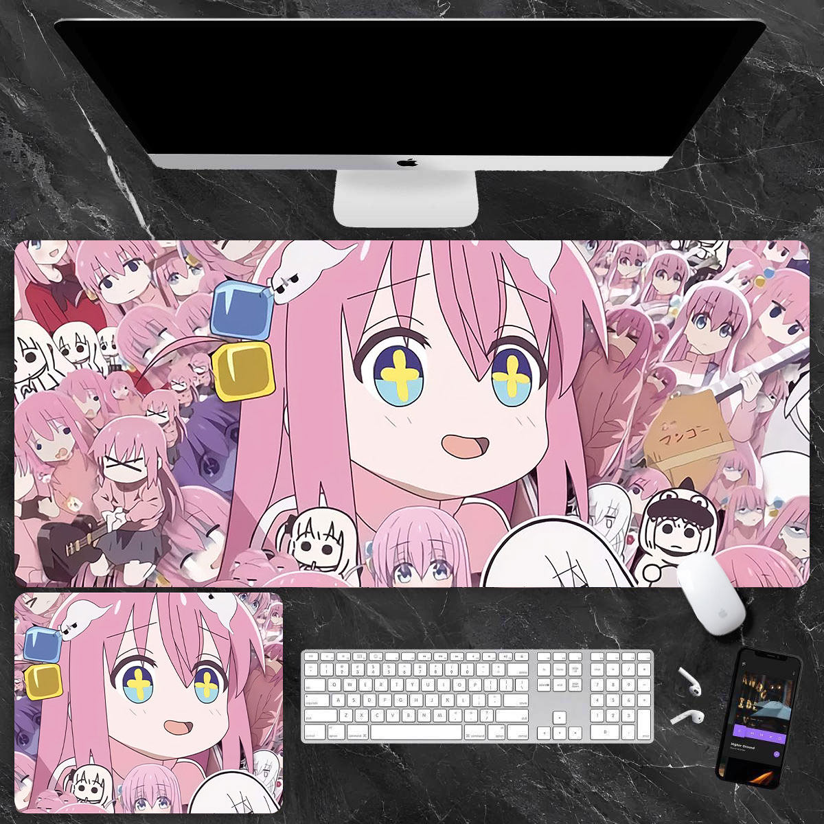 孤獨搖滾 主題桌墊 布質滑鼠墊