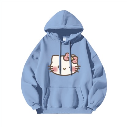 Hello Kitty凱蒂貓新款 親子情侶男女連帽衛衣