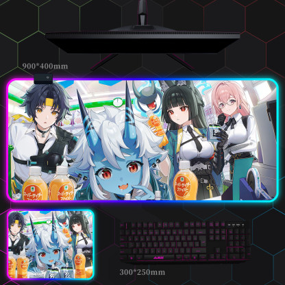 絕區零 主題桌墊 布質滑鼠墊