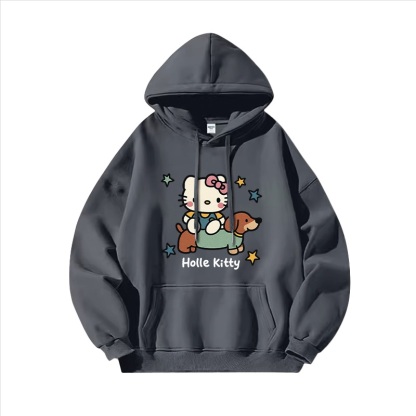 Hello Kitty凱蒂貓新款 親子情侶男女連帽衛衣