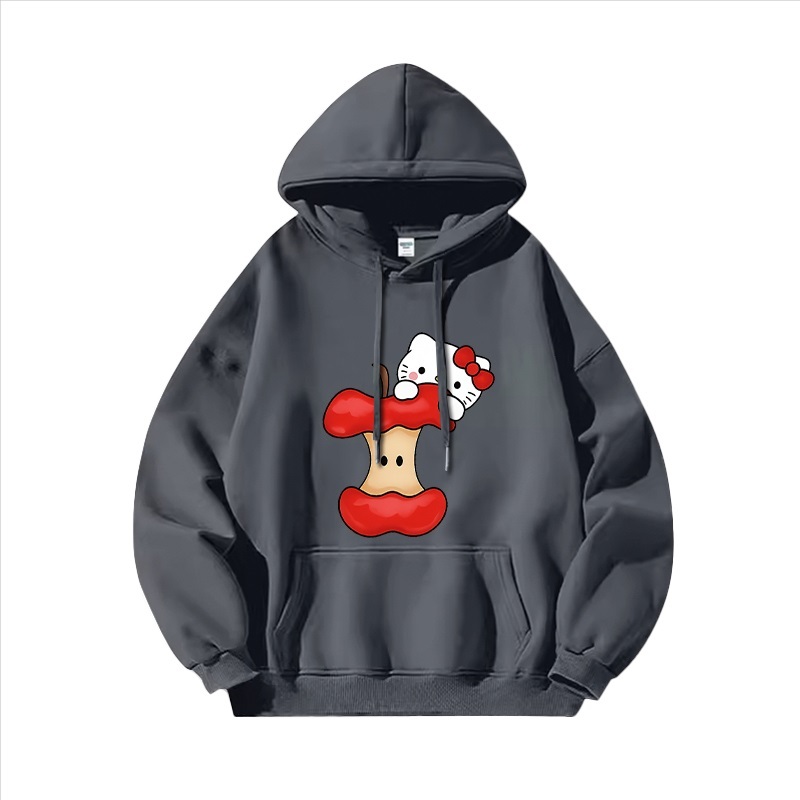 Hello Kitty凱蒂貓新款 親子情侶男女連帽衛衣