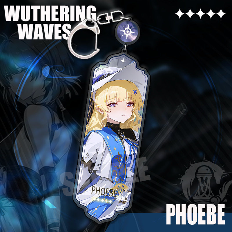 鳴潮 角色精選長條壓克力鑰匙扣 贊妮 / 坎特雷拉 / 卡提希婭等挂件
