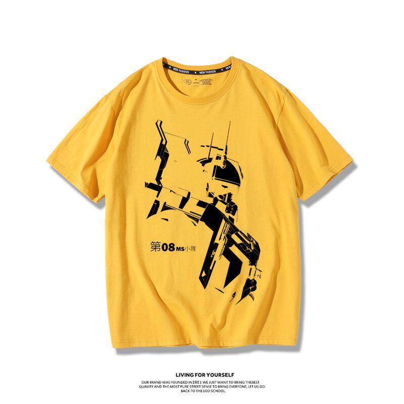 機動戰士高達 2026親子情侶男女同款 印花短袖T恤