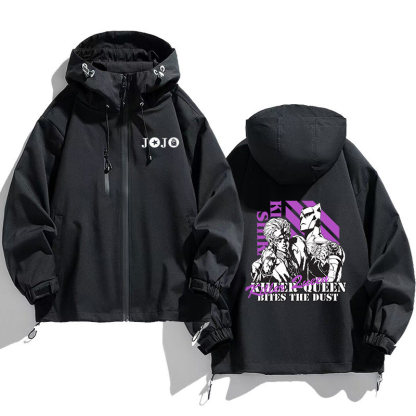 JOJO的奇妙冒險周邊 男女同款秋冬衝鋒衣