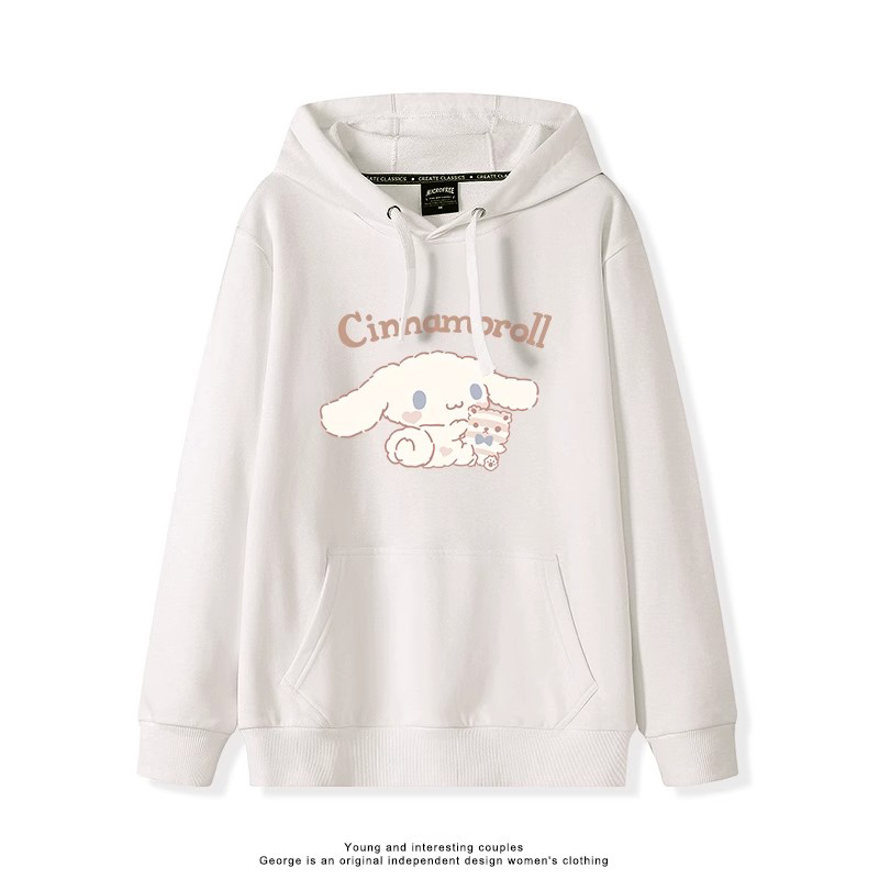 大耳朵狗新款 親子情侶男女連帽衛衣