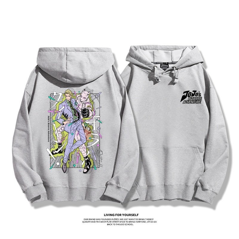 jojo的奇妙冒險 親子情侶男女連帽衛衣