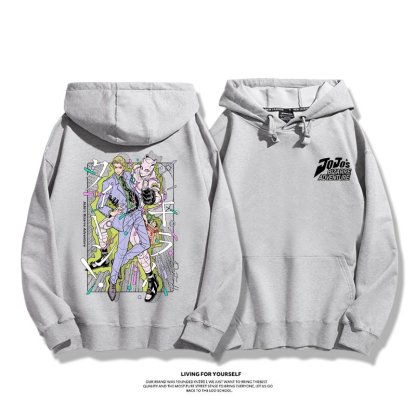 jojo的奇妙冒險 親子情侶男女連帽衛衣
