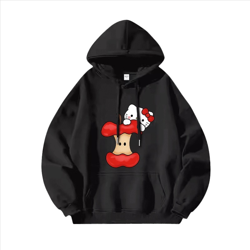 Hello Kitty凱蒂貓新款 親子情侶男女連帽衛衣