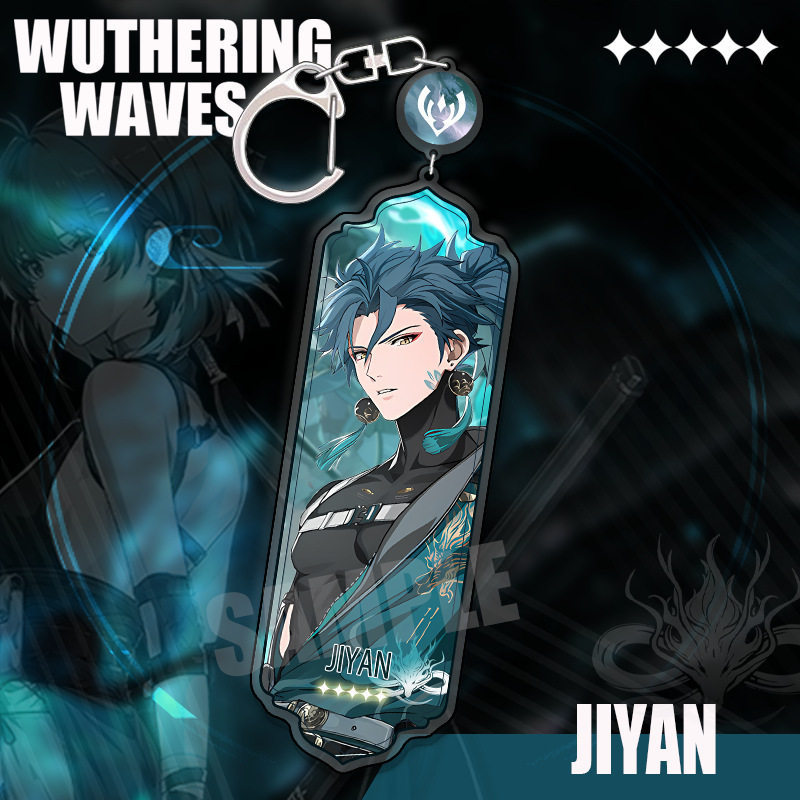 鳴潮 角色精選長條壓克力鑰匙扣 贊妮 / 坎特雷拉 / 卡提希婭等挂件