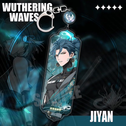 鳴潮 角色精選長條壓克力鑰匙扣 贊妮 / 坎特雷拉 / 卡提希婭等挂件