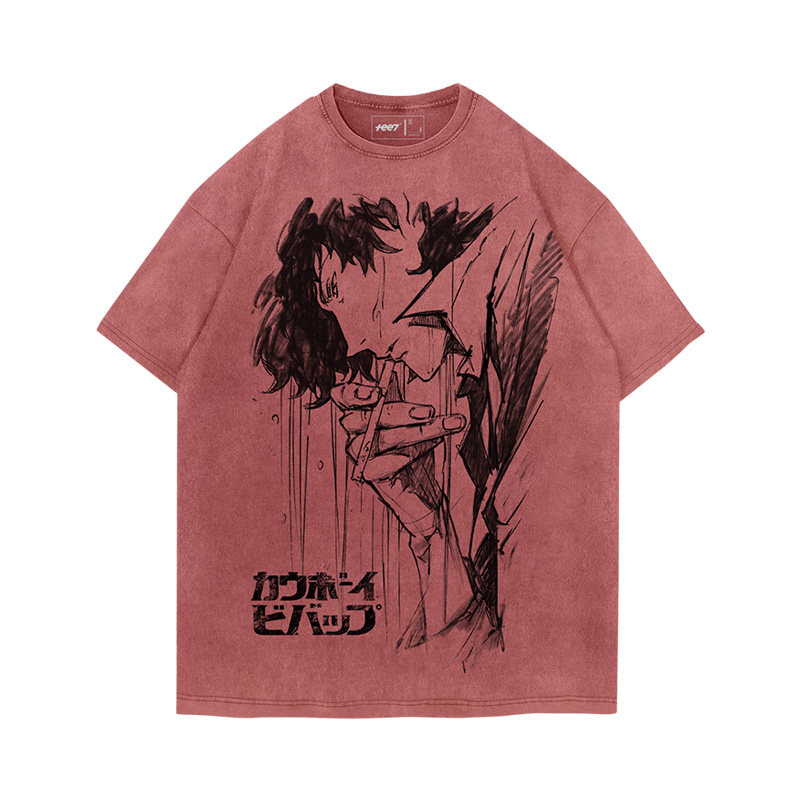 Cowboy星際牛仔水洗做舊 2026親子情侶男女同款 印花水洗短袖