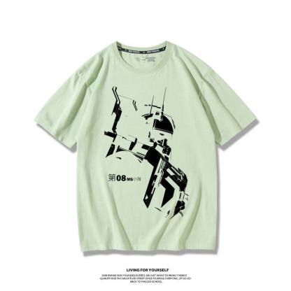 機動戰士高達 2026親子情侶男女同款 印花短袖T恤