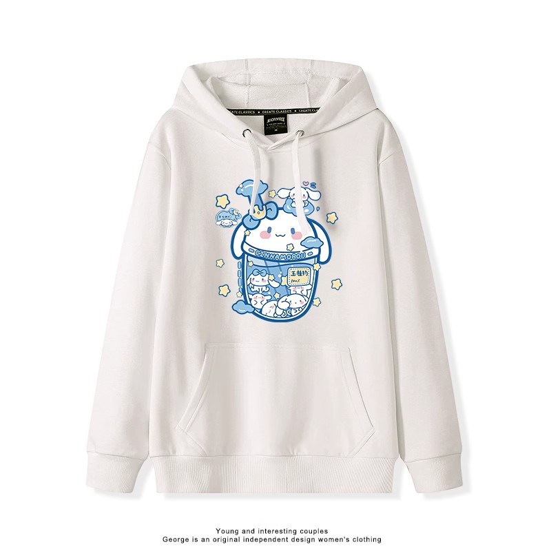 大耳朵狗新款 親子情侶男女連帽衛衣