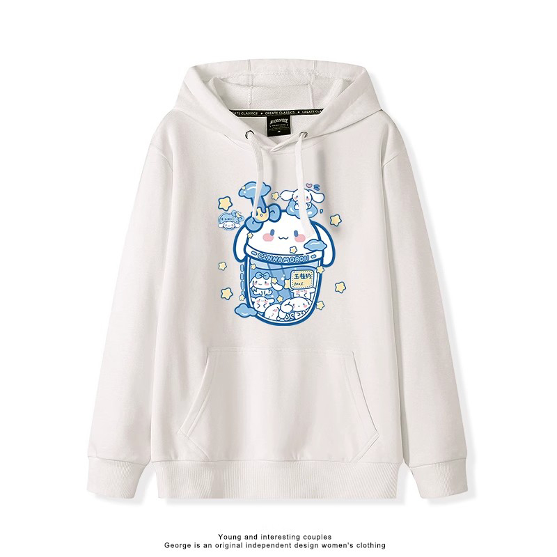 大耳朵狗新款 親子情侶男女連帽衛衣