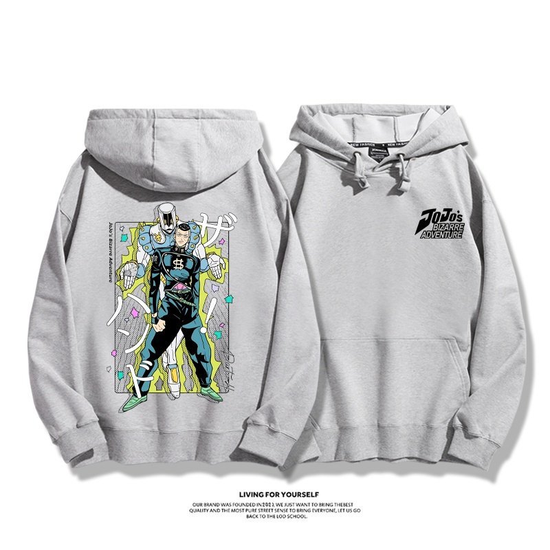 jojo的奇妙冒險 親子情侶男女連帽衛衣