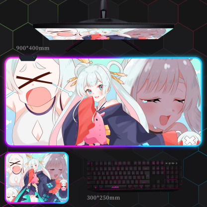 超時空輝耀姬 主題桌墊 布質滑鼠墊