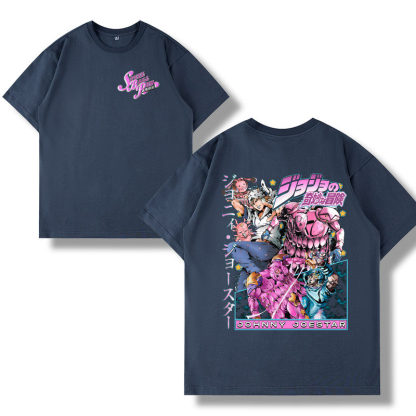飆馬野郎jojo的奇妙冒險 2026親子情侶男女同款 印花短袖T恤