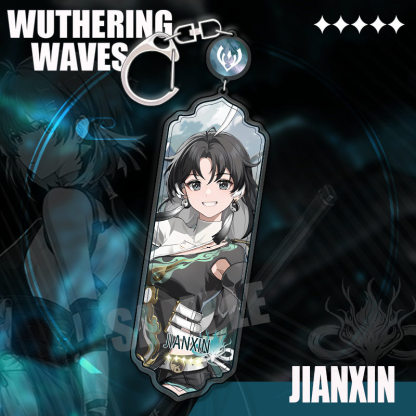 鳴潮 角色精選長條壓克力鑰匙扣 贊妮 / 坎特雷拉 / 卡提希婭等挂件