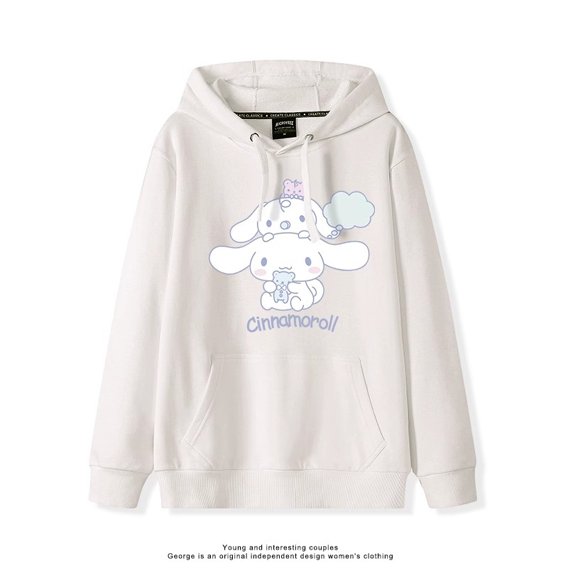 大耳朵狗新款 親子情侶男女連帽衛衣