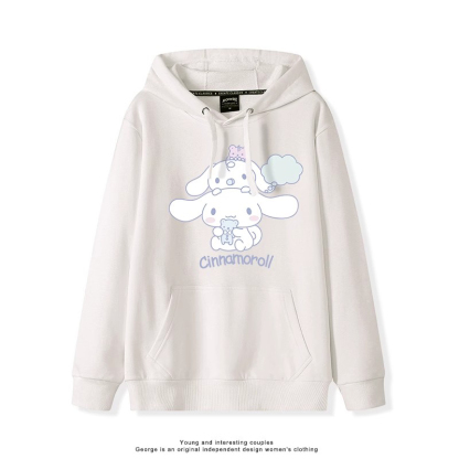 大耳朵狗新款 親子情侶男女連帽衛衣